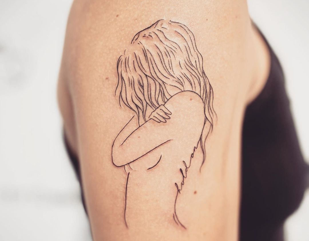Venus in pisces tattoo idea | TattoosAI